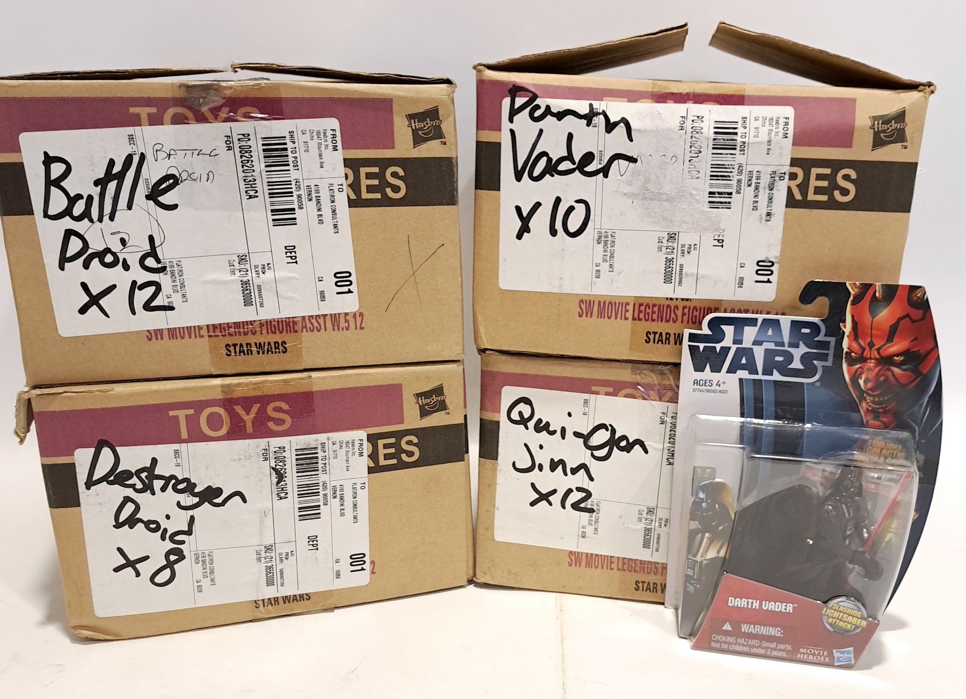 Hasbro Star Wars Movie Legends Action Figures within Trade Boxes x4 