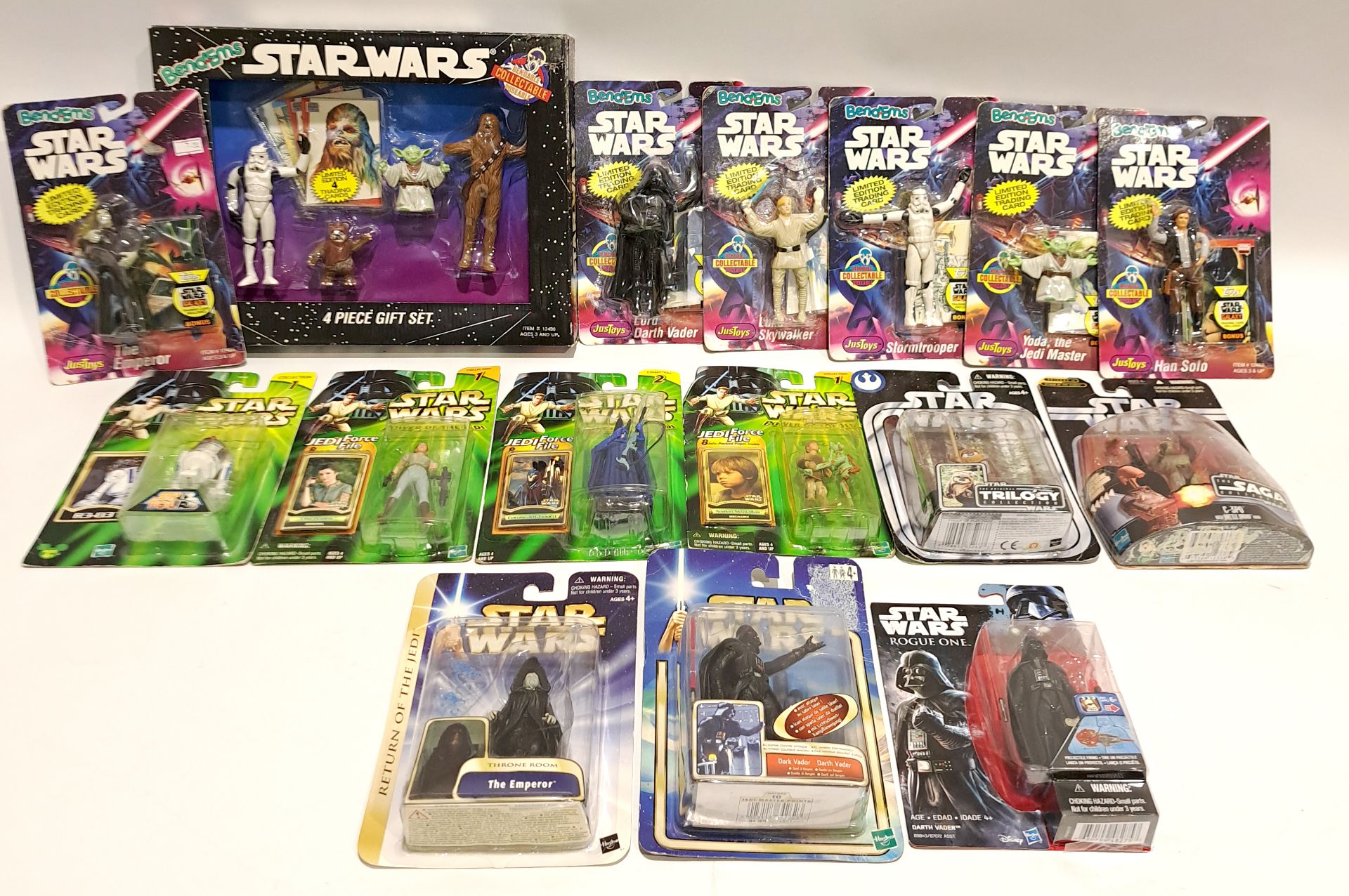 Quantity of Mixed Star Wars Carded Action Figures