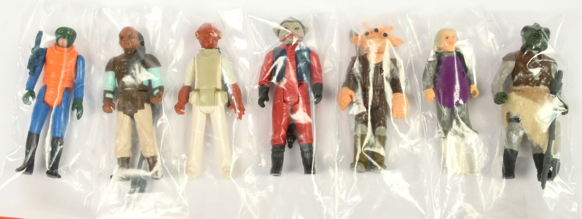 Kenner Star Wars vintage 3 3/4" figures x 7