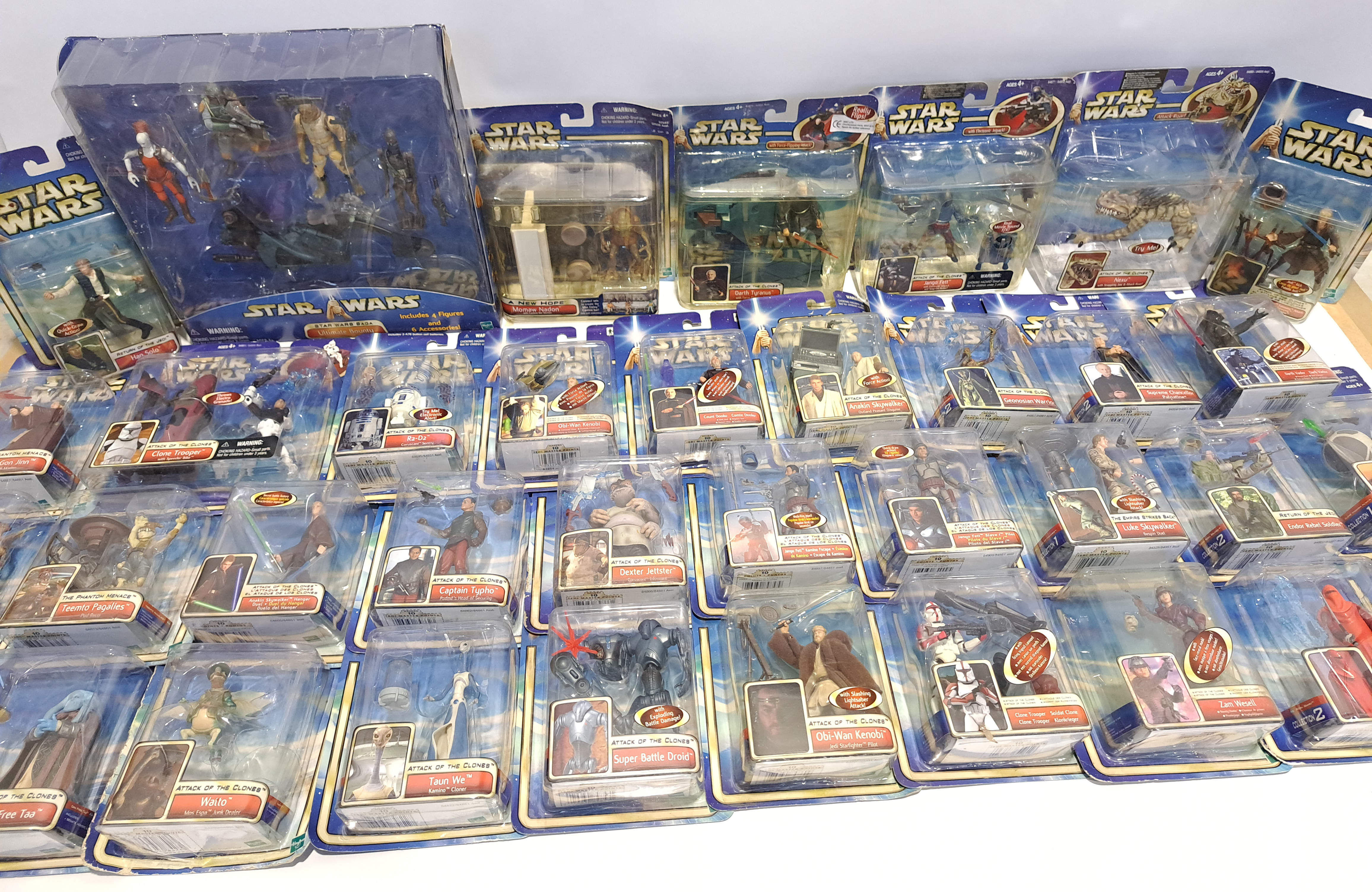 Quantity of Hasbro Star Wars Saga Series Action Figures