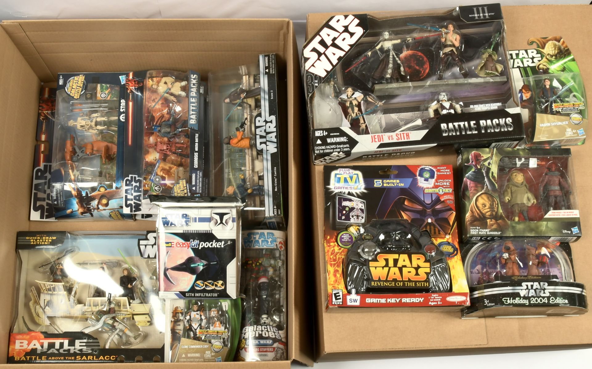 Star Wars quantity of modern collectables