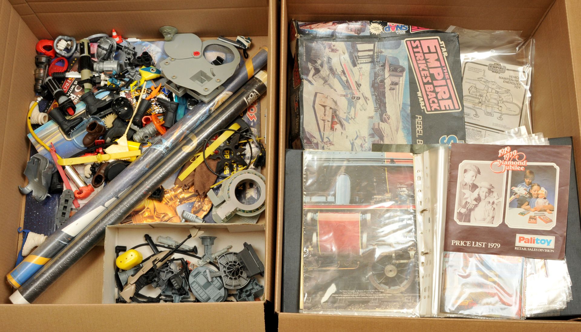 Star Wars vintage toys, paperwork and ephemera collection