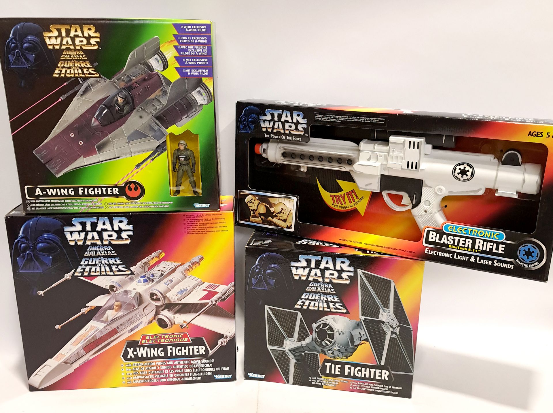 Kenner Star Wars Boxed Vehicles & Electronic Blaster