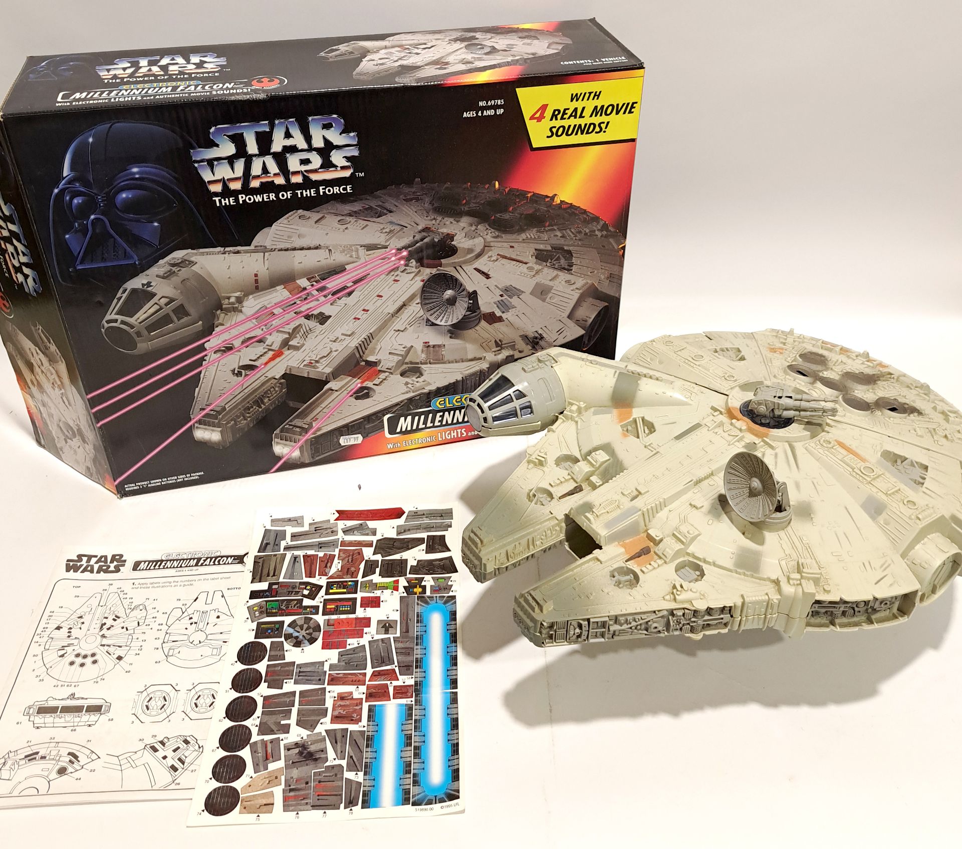 Kenner Star Wars The Power of the Force Electronic Millennium Falcon