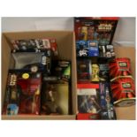 Quantity of modern Star Wars collectables 