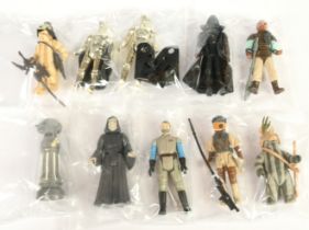 Kenner vintage Star Wars 3 3/4" figures x10