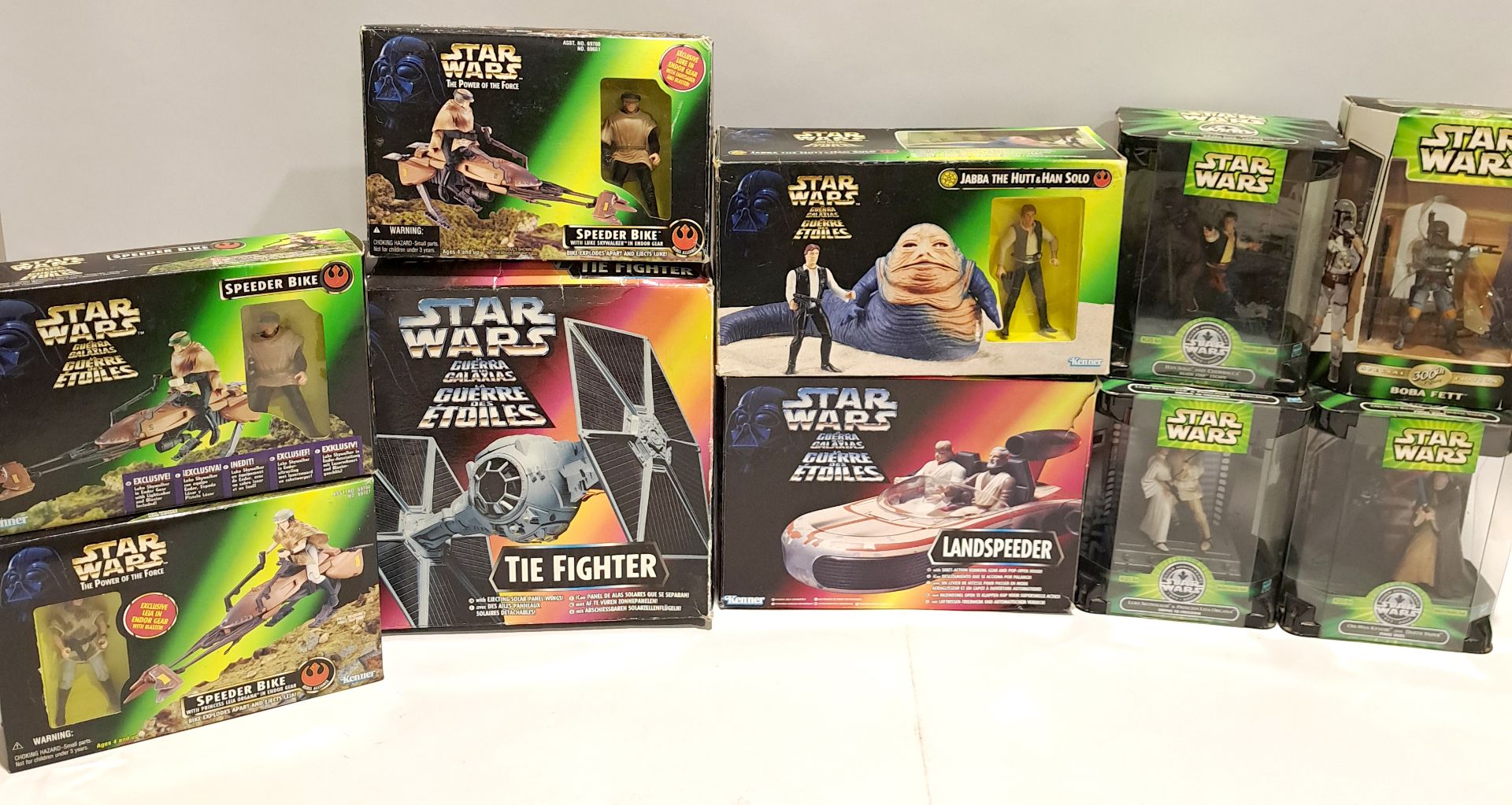 Quantity of Kenner Star Wars The Power of the Force Vehicles & Playset