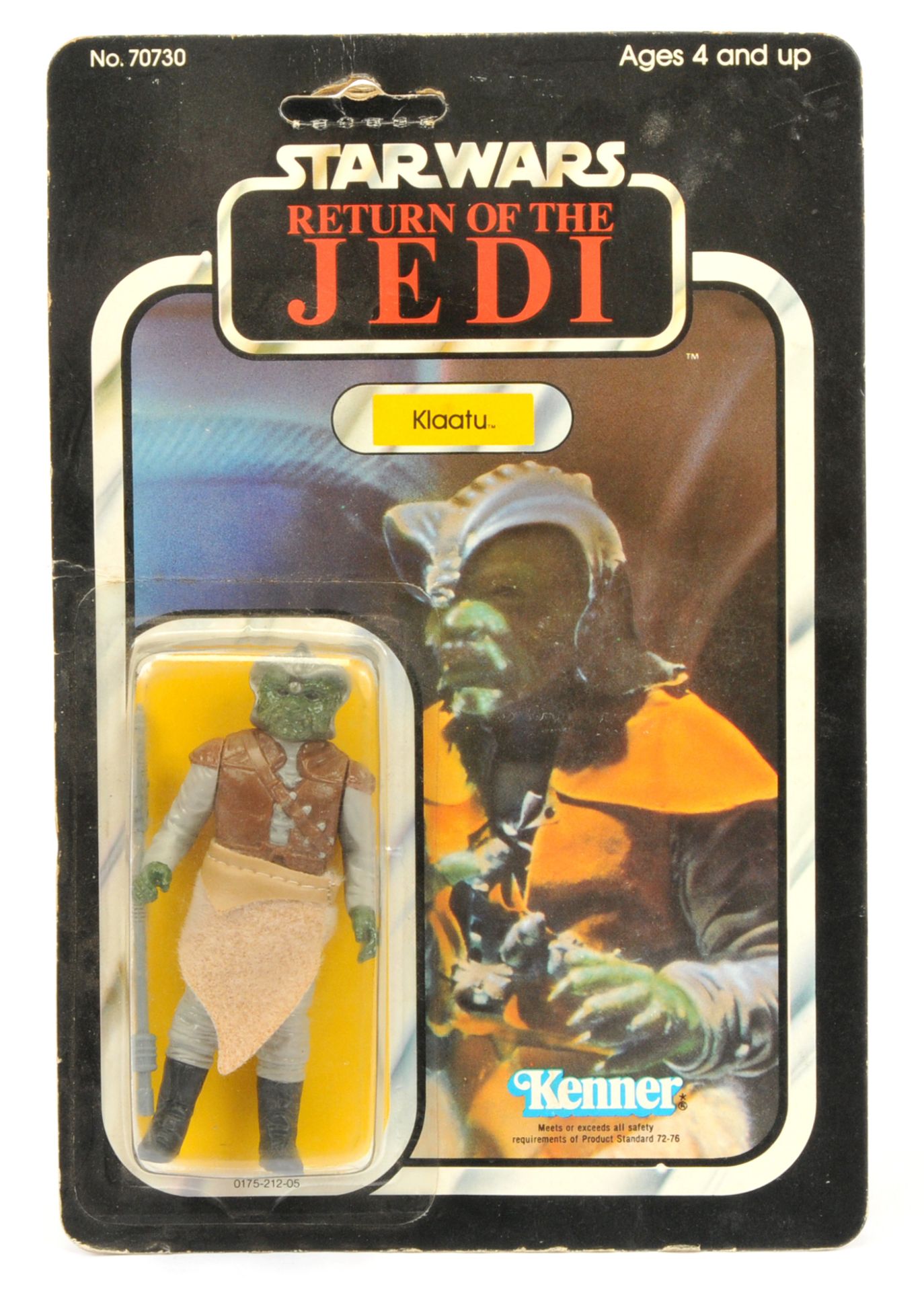 Kenner Star Wars vintage Return of the Jedi Klaatu 3 3/4" figure