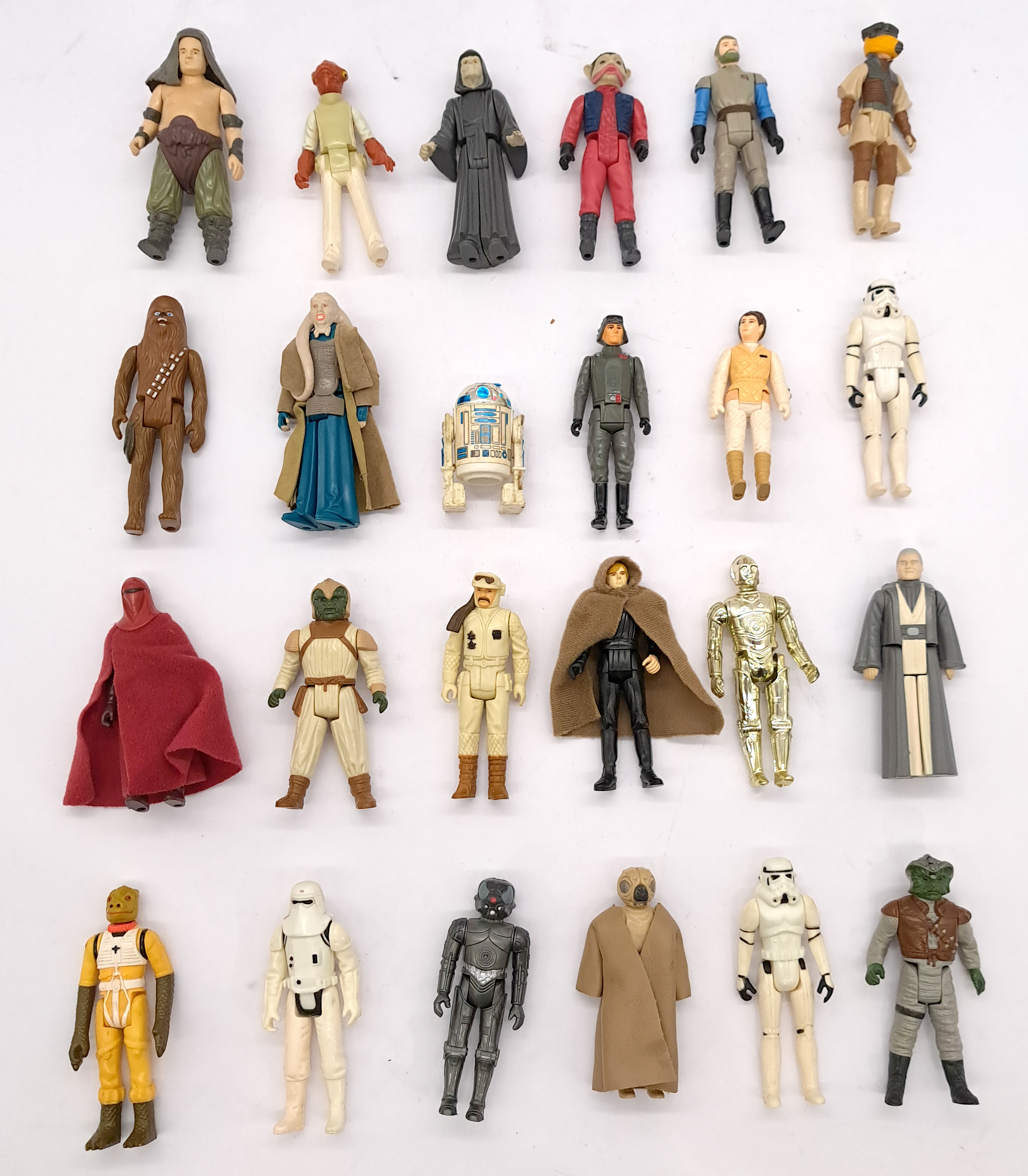 Quantity of Kenner Star Wars Loose 3 3/4" Action Figures