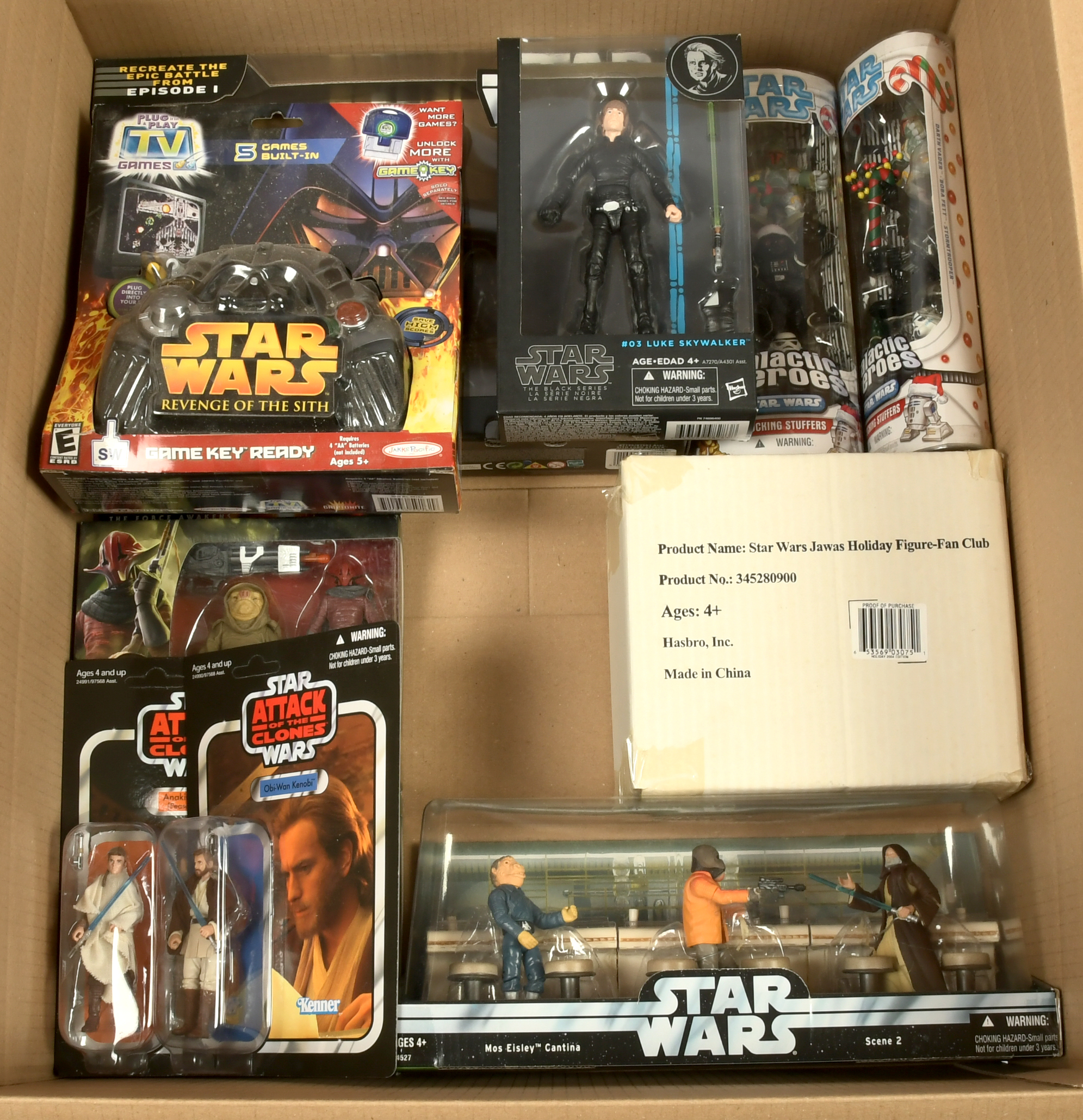 Hasbro Star Wars quantity of modern collectables