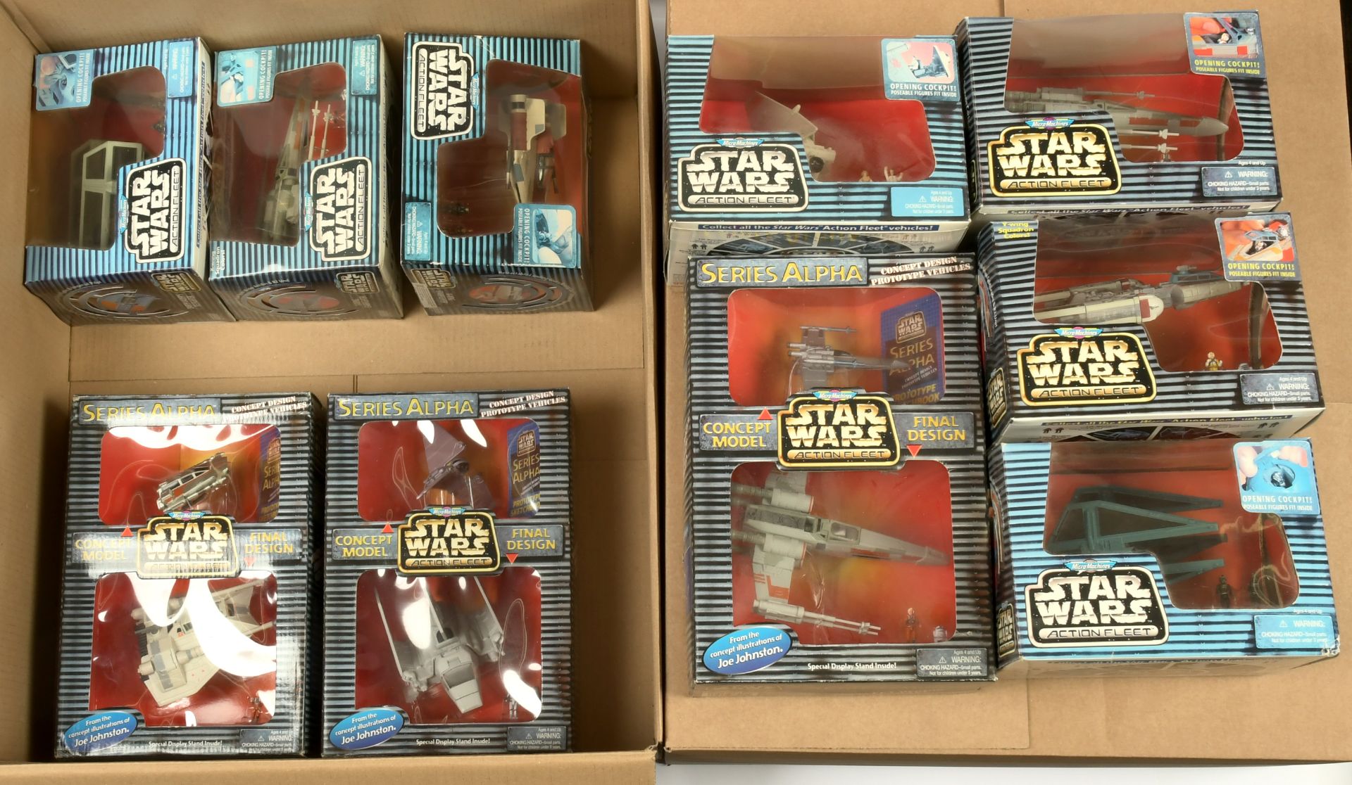 Galoob Star Wars Action Fleet Vehicle and figure sets x 10 including