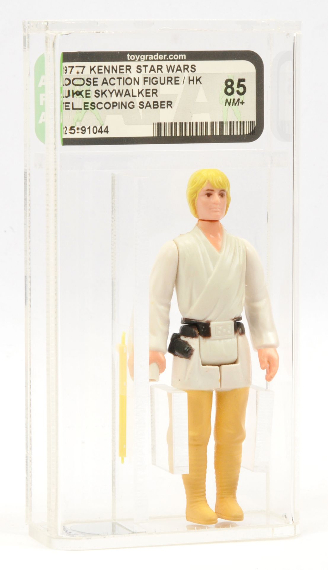 Kenner Star Wars vintage Luke Skywalker DT sabre 3 3/4" figure, AFA Graded 85 NM+ - Image 2 of 4