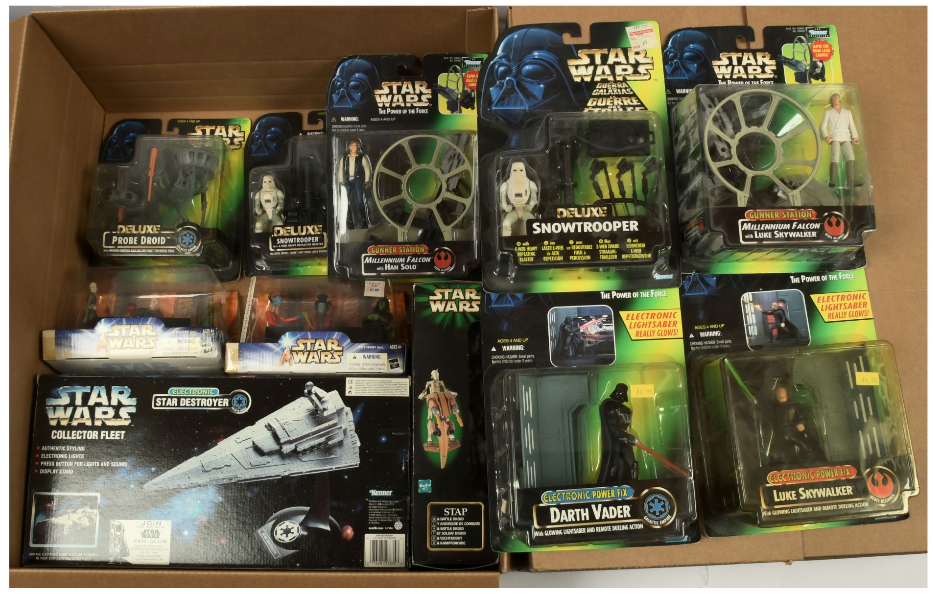 Kenner Star Wars Vehicles and Deluxe Figure sets x 11