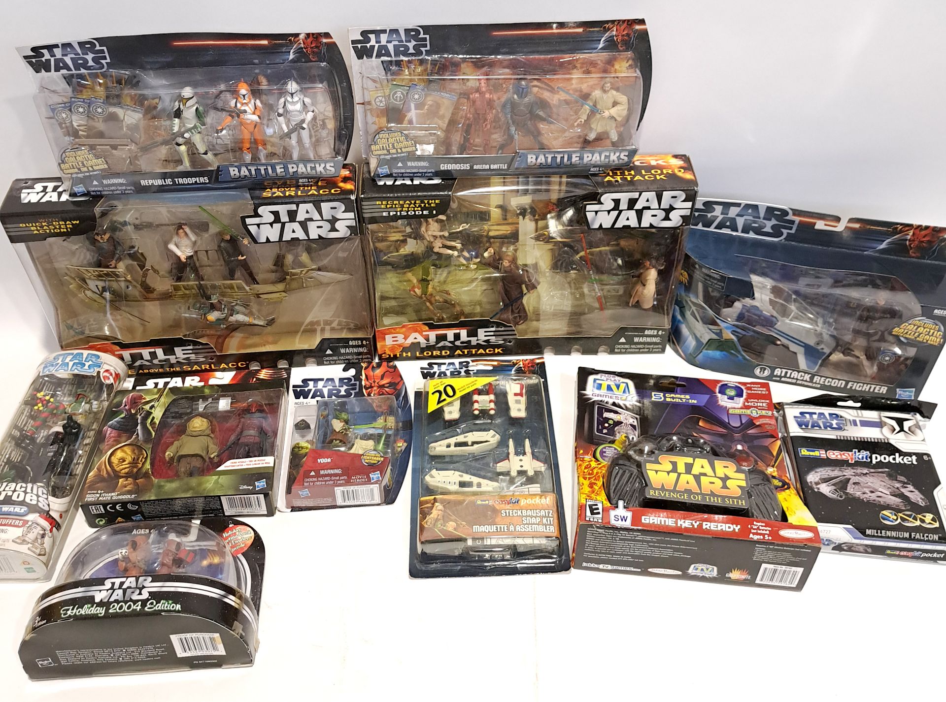 Quantity of Modern Star Wars Collectibles