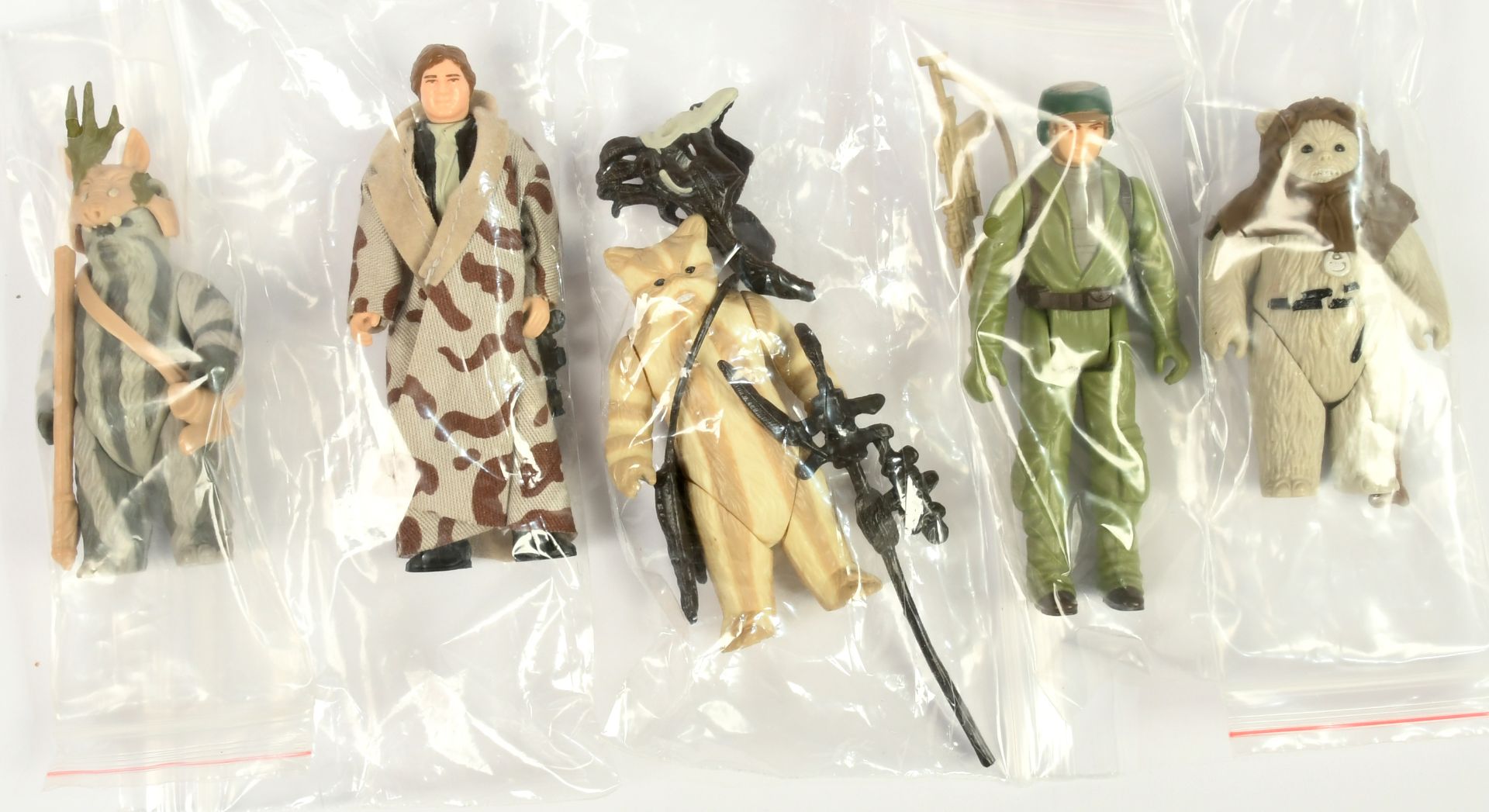 Kenner Star Wars vintage 3 3/4" figures x 5