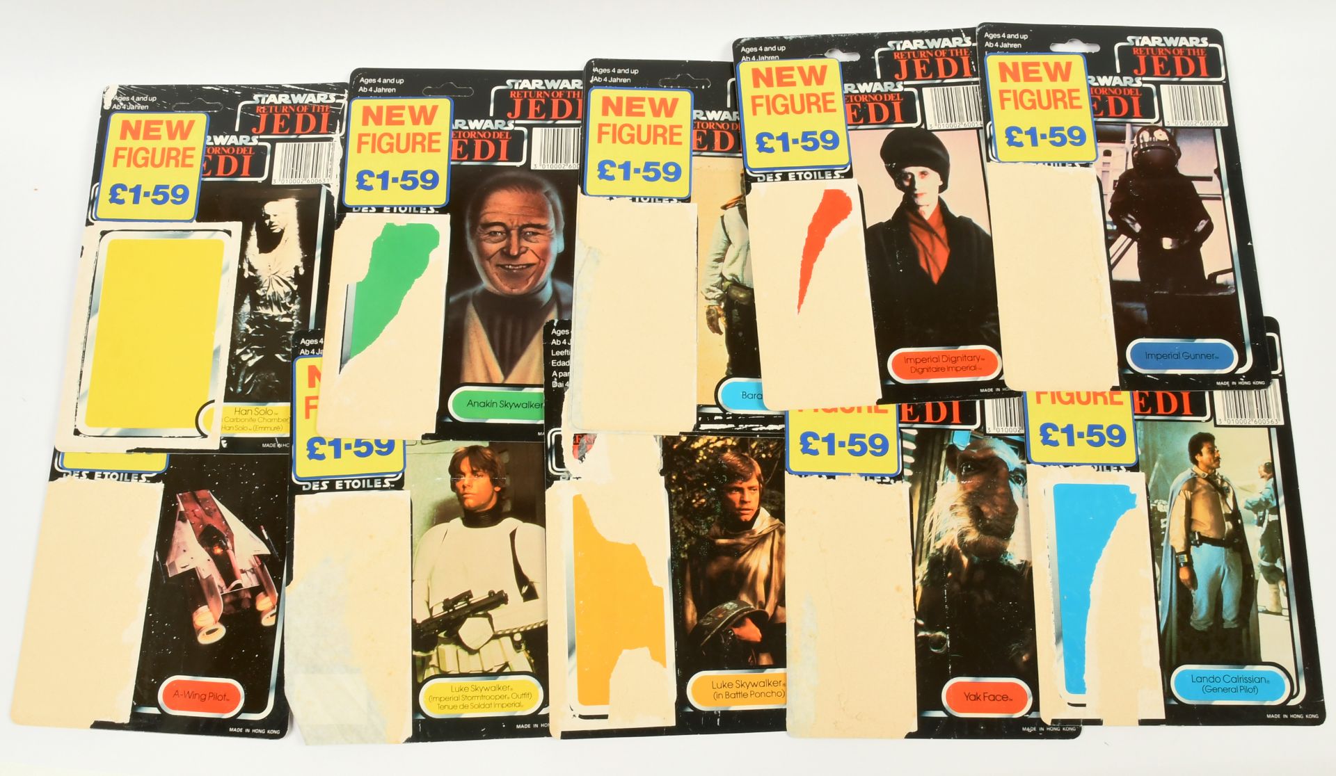 Quantity of Kenner Star Wars Vintage Action Figure Card Backs - Image 3 of 3