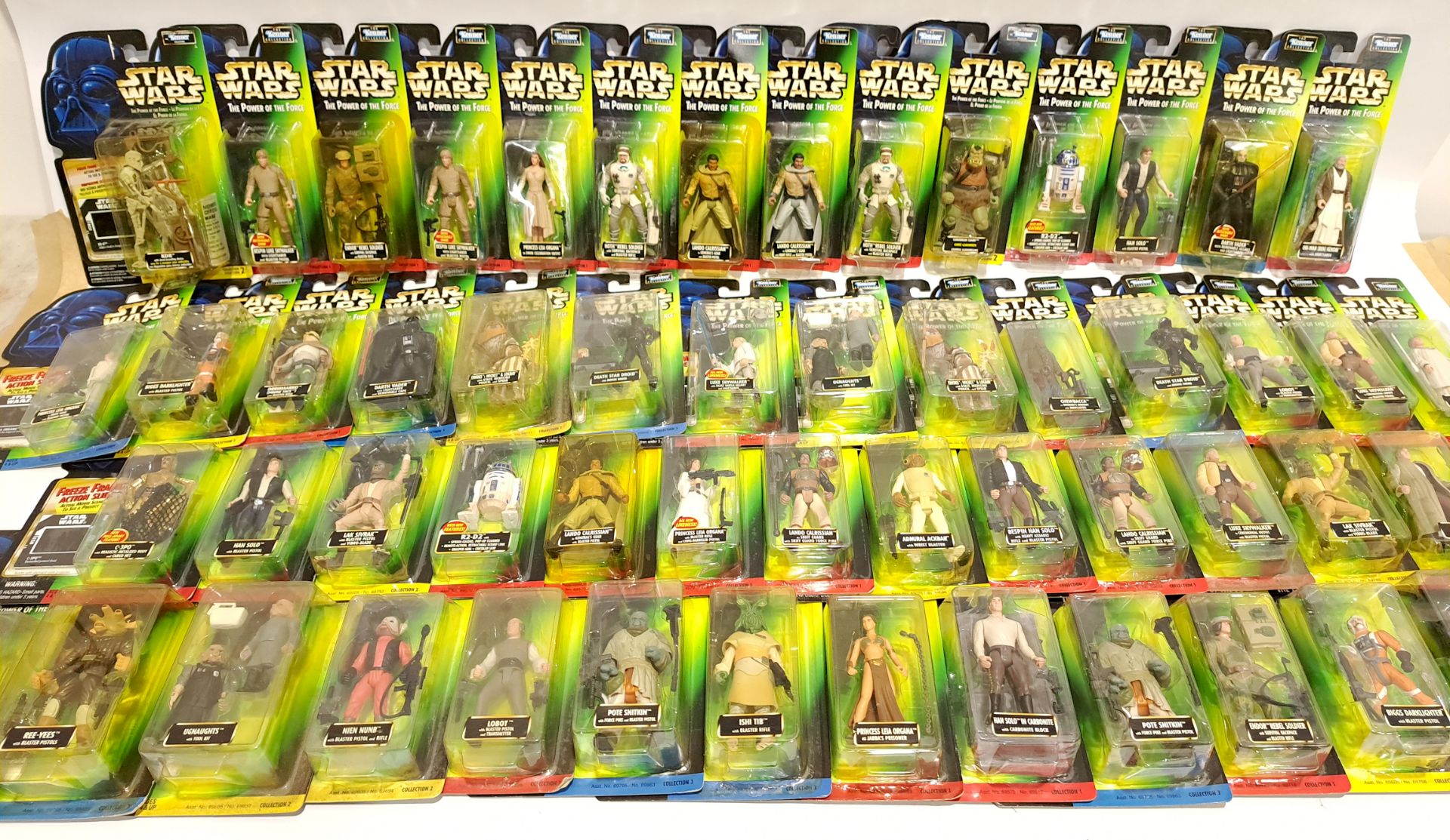 Quantity of Kenner Star Wars Power of the Force Freeze Frame Action Figures