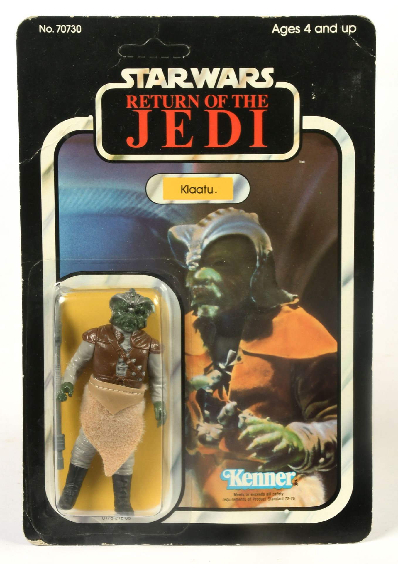 Kenner Canada Star Wars vintage Return of the Jedi Klaatu 3 3/4" figure