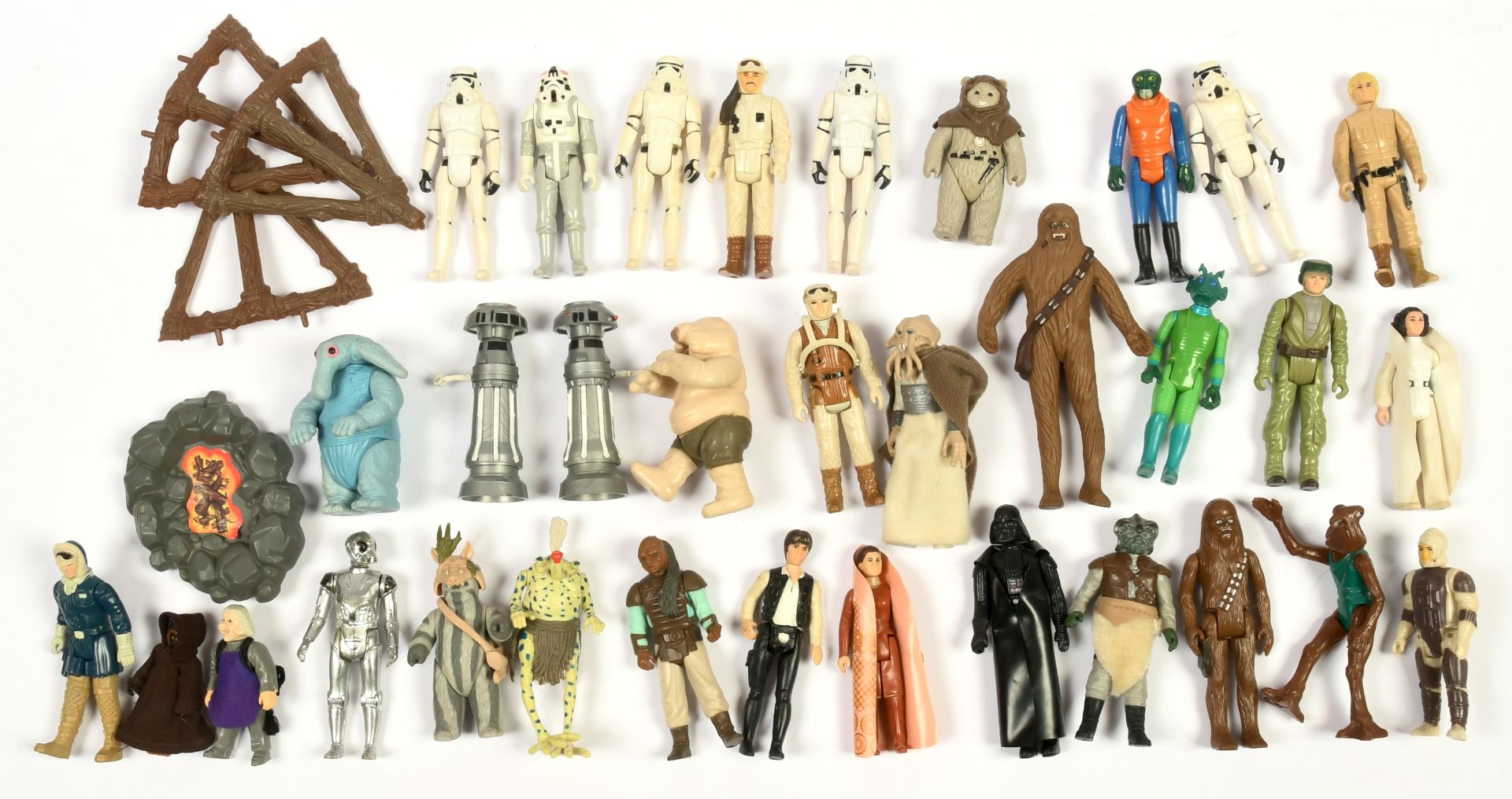 Kenner Star Wars vintage 3 3/4" figures x 33