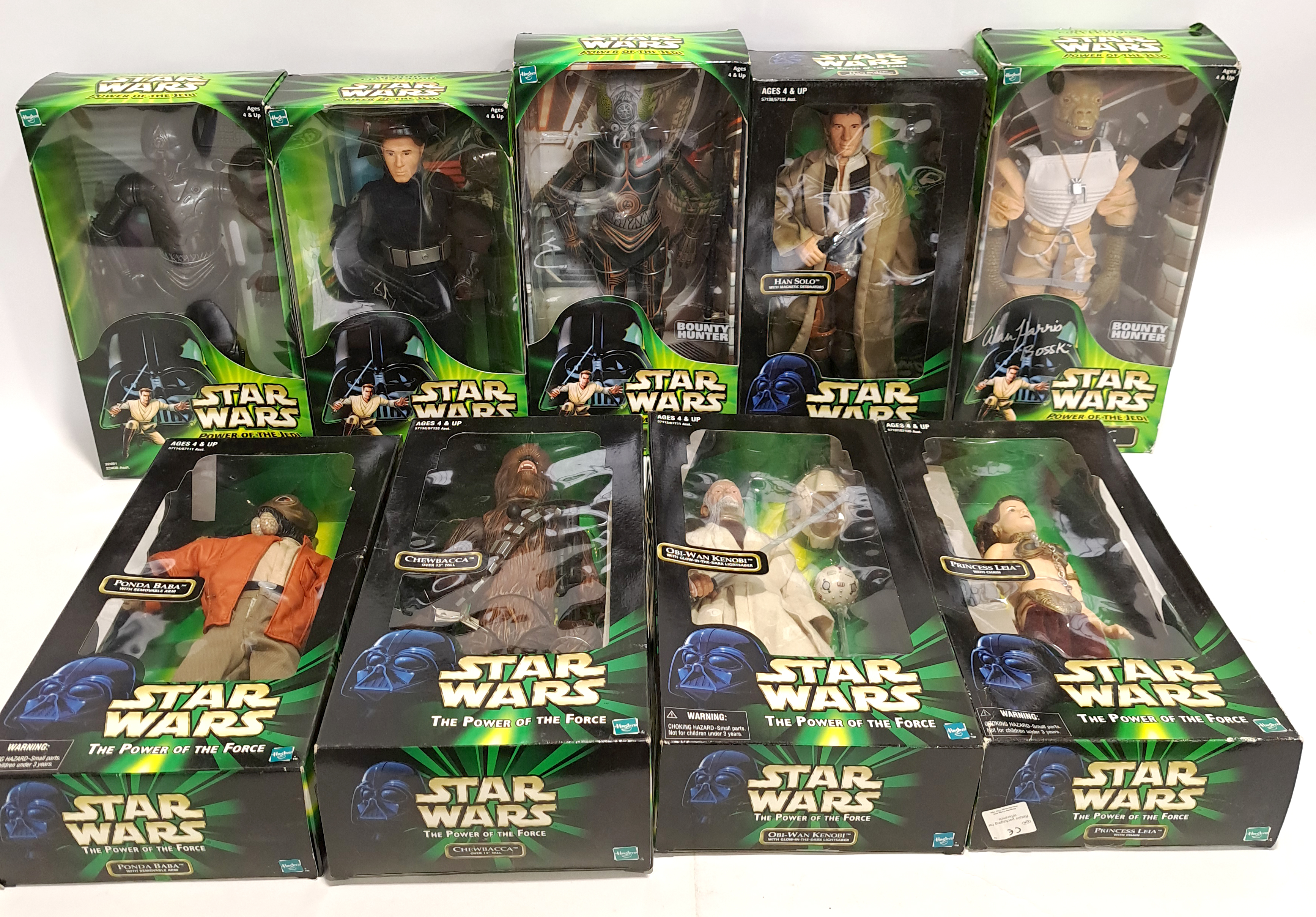 Quantity of Hasbro Star Wars Power of the Jedi & Power of the Force 12" Action Figures