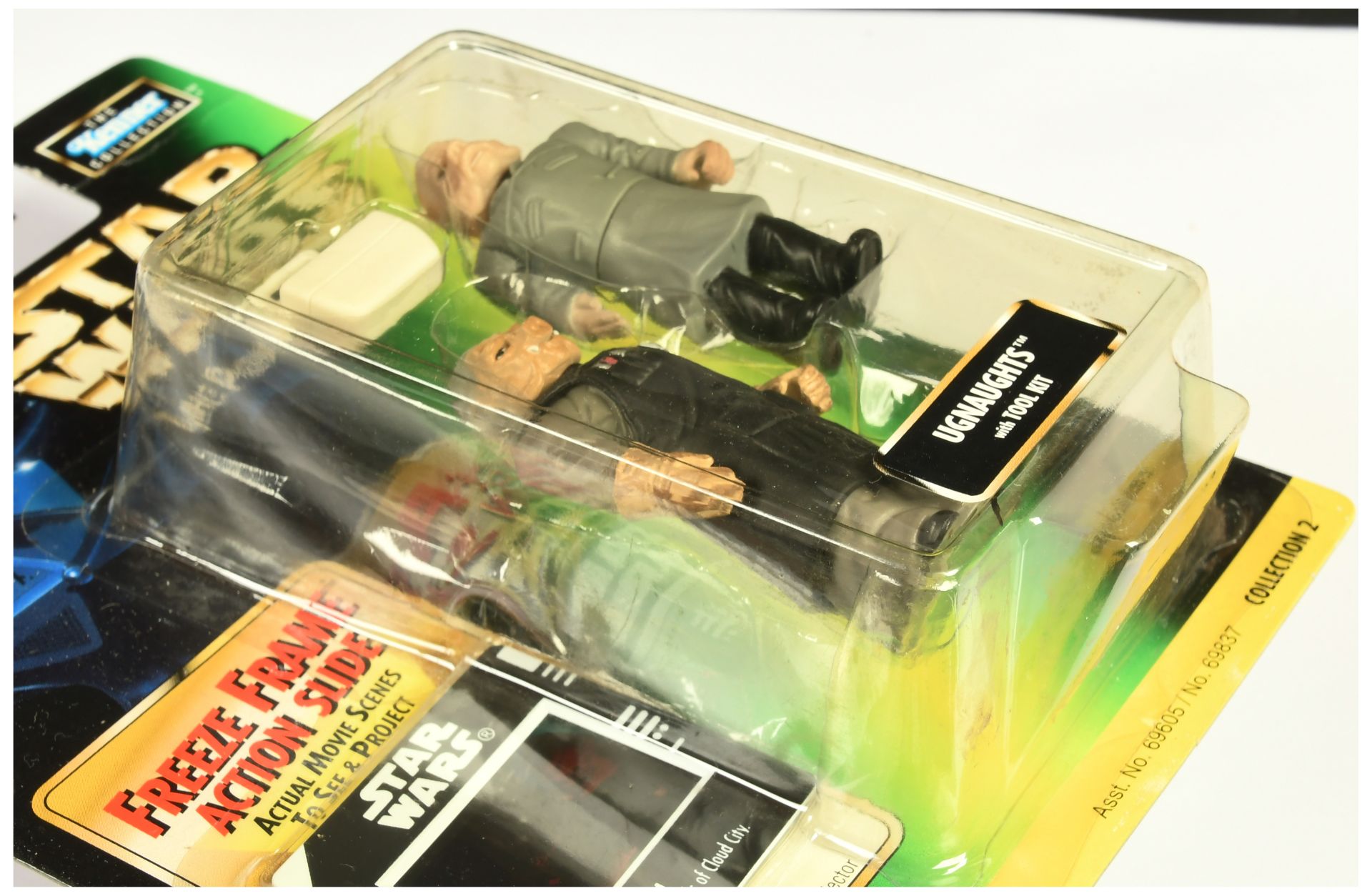 Kenner Star Wars The Power of the Force Green Freeze Frame card Ugnaughts 3 3/4" signed figure - Image 3 of 4