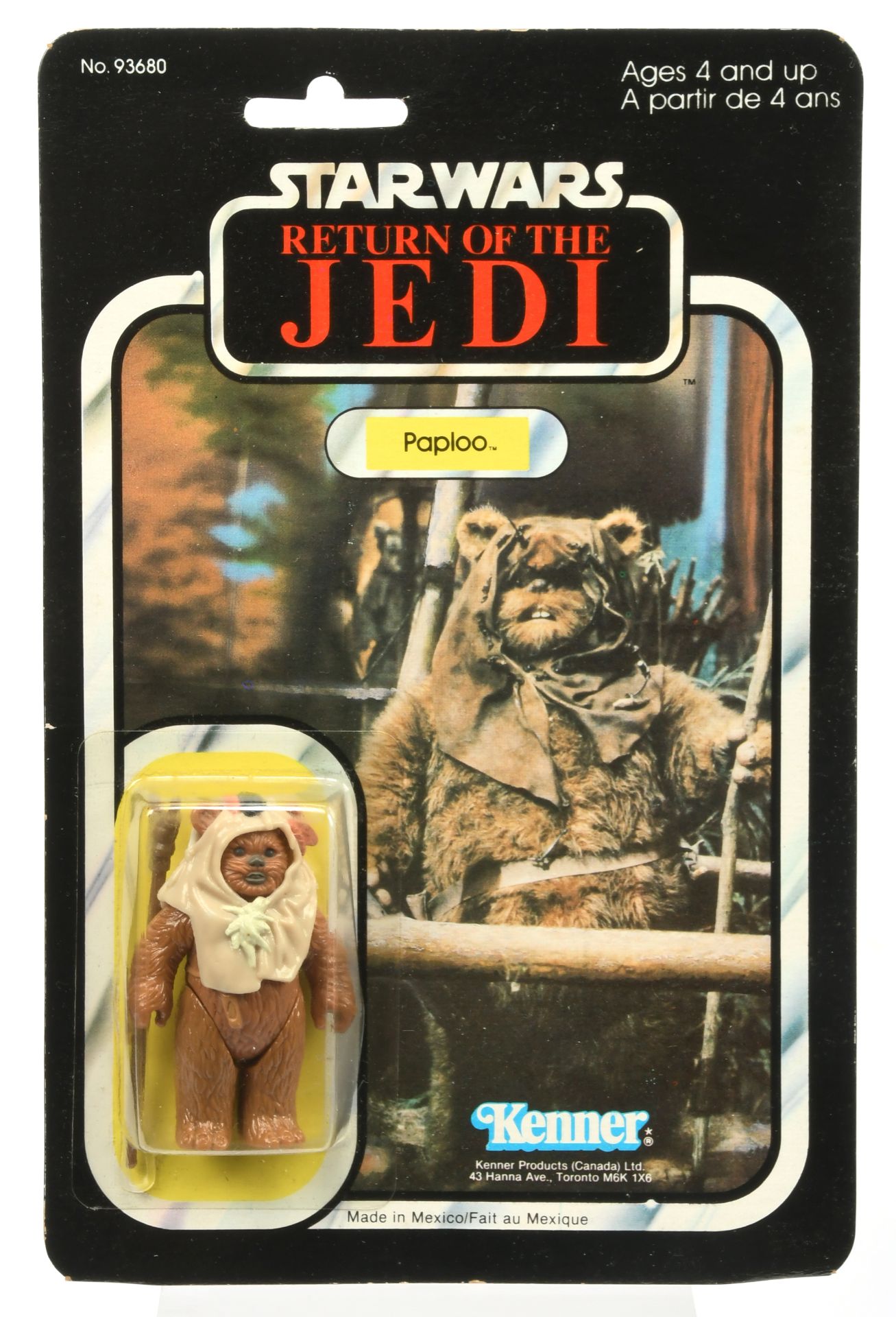 Kenner Star Wars vintage Return of the Jedi Paploo 3 3/4" figure