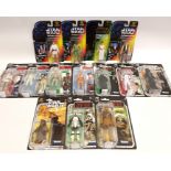 Quantity of Hasbro Retro Style Star Wars Carded Action Figures