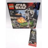 Lego Star Wars AT-ST #7657 & Silver Stormtrooper Magnet