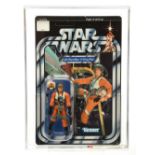 Hasbro Star Wars The Saga Collection Luke Skywalker X-Wing Fighter Pilot 3 3/4" AFA Graded Action...