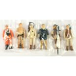 Kenner Star Wars vintage 3 3/4" figures x 6