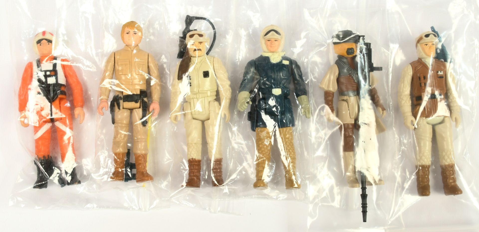 Kenner Star Wars vintage 3 3/4" figures x 6