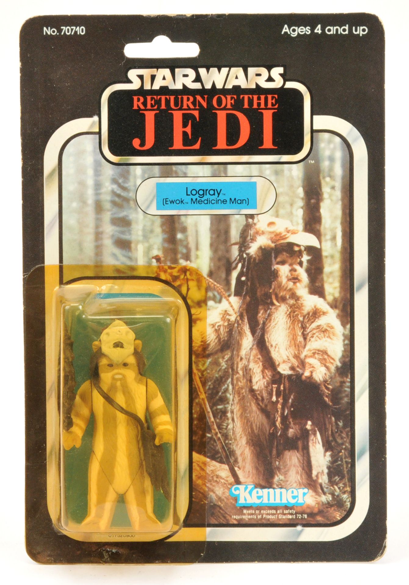 Kenner Star Wars vintage Return of the Jedi Logray 3 3/4" figure