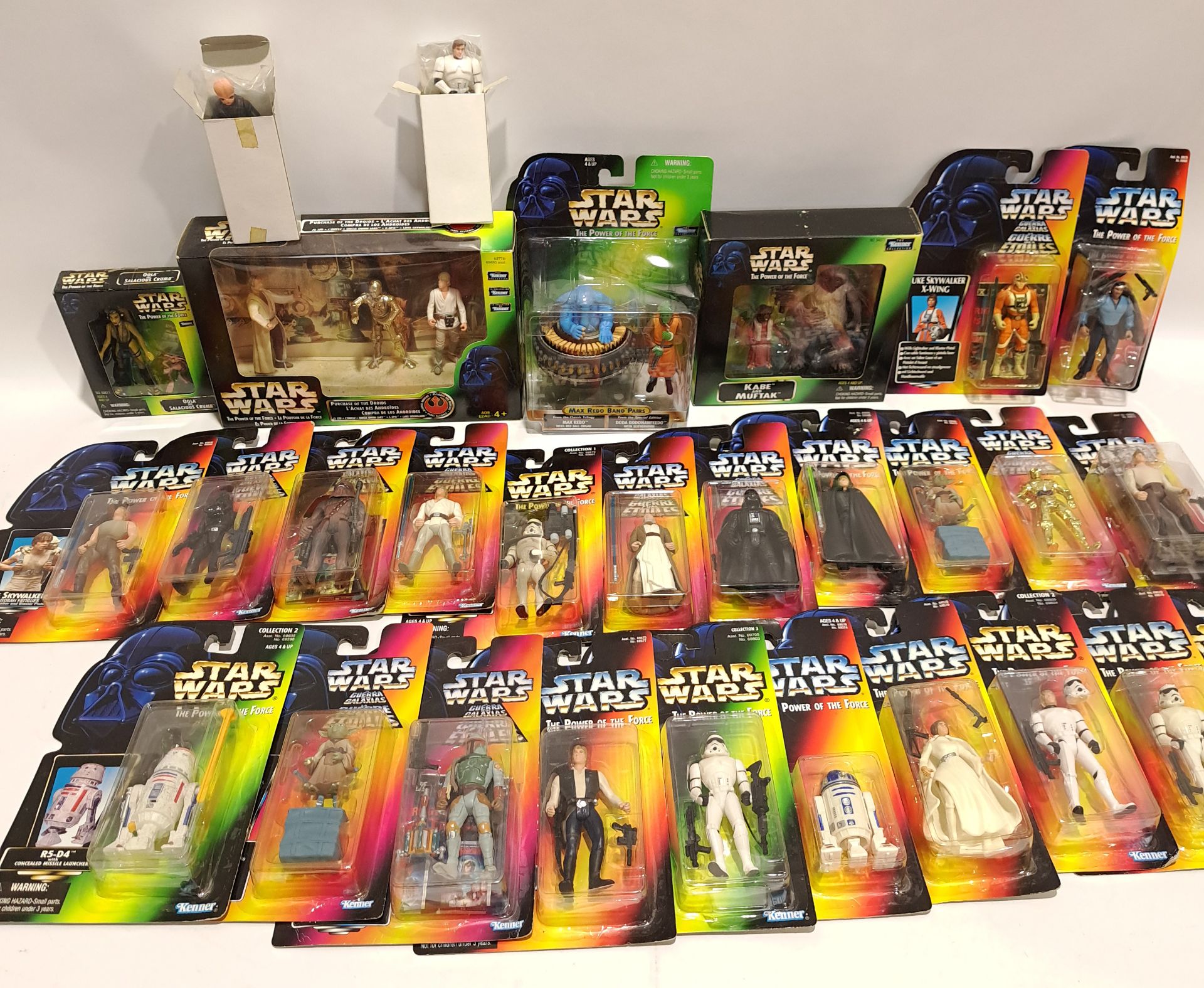 Quantity of Star Wars Power of the Force 3 3/4" Action Figures
