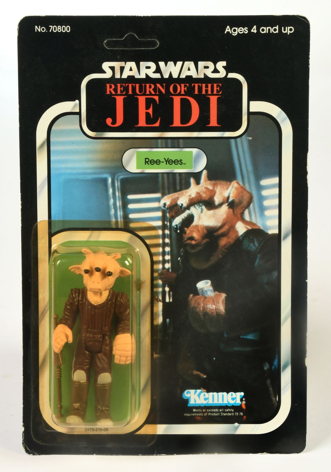 Kenner Star Wars vintage Return of the Jedi Ree-Yees 3 3/4" figure