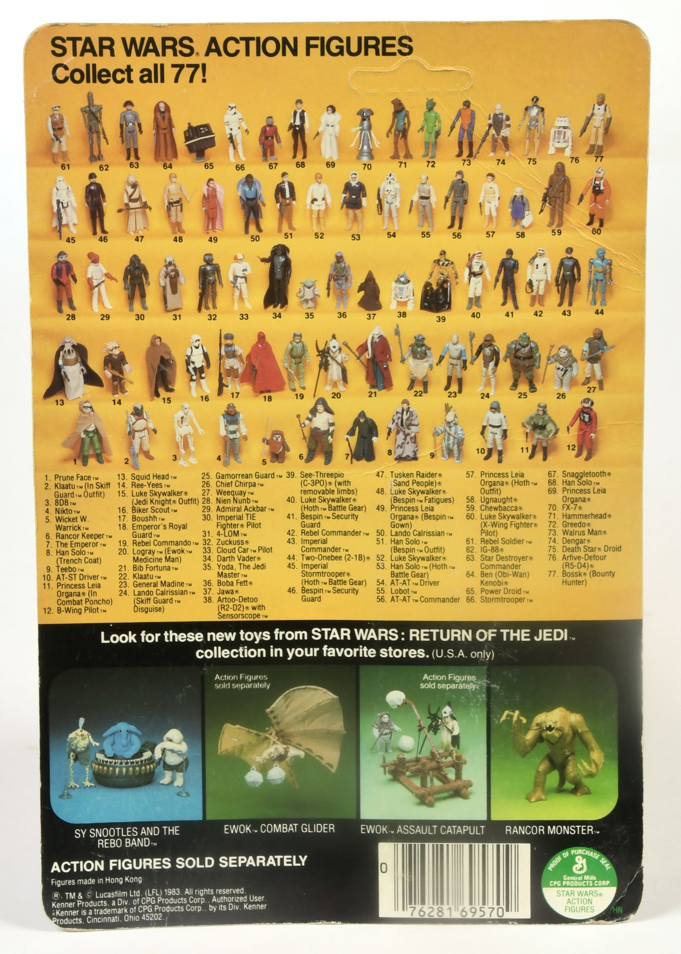 Kenner Canada Star Wars vintage Return of the Jedi Klaatu 3 3/4" figure - Bild 2 aus 4