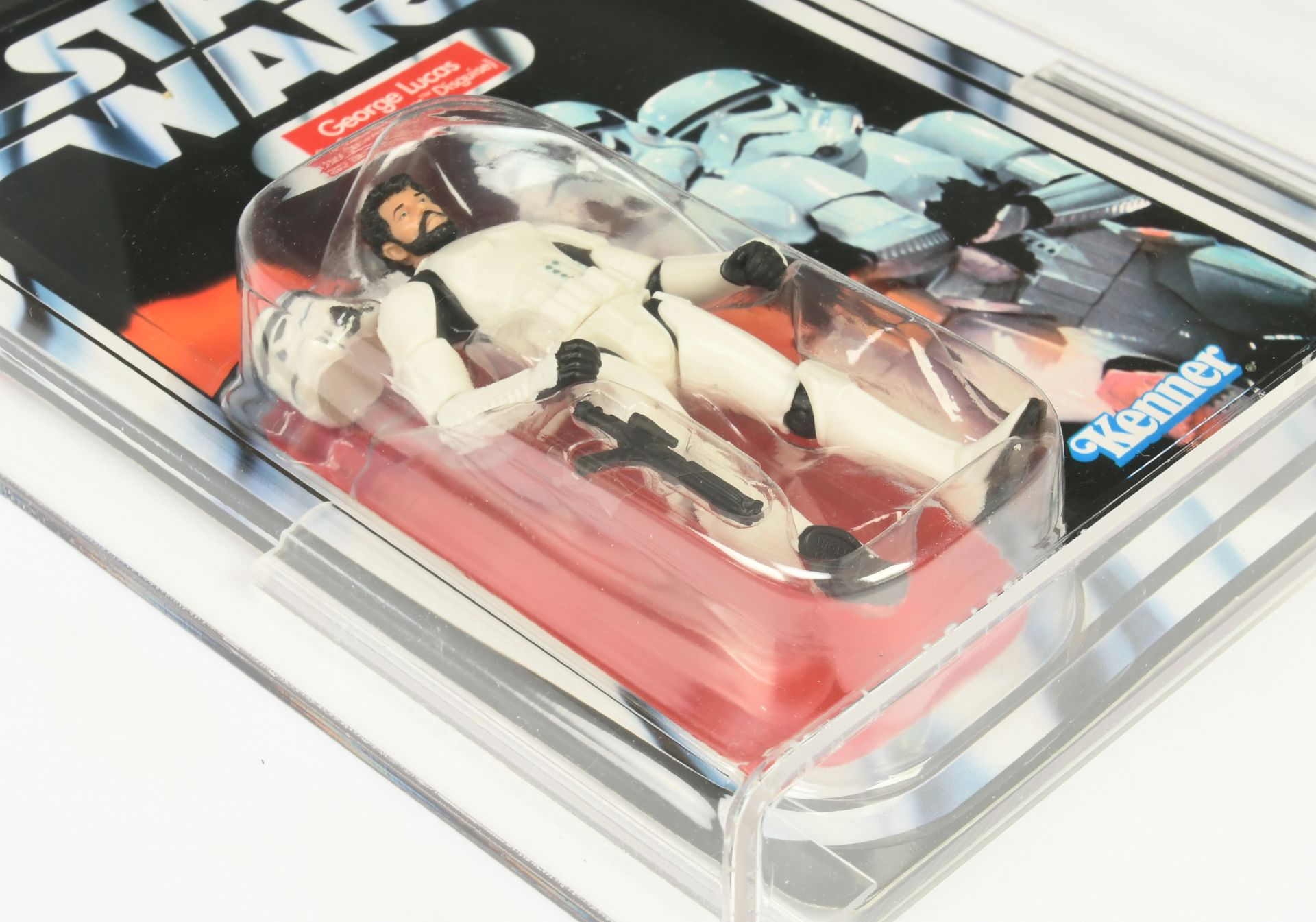 Hasbro Star Wars 2006 Mail-In Exclusive George Lucas (In Stormtrooper Disguise) AFA Graded Action... - Bild 3 aus 5