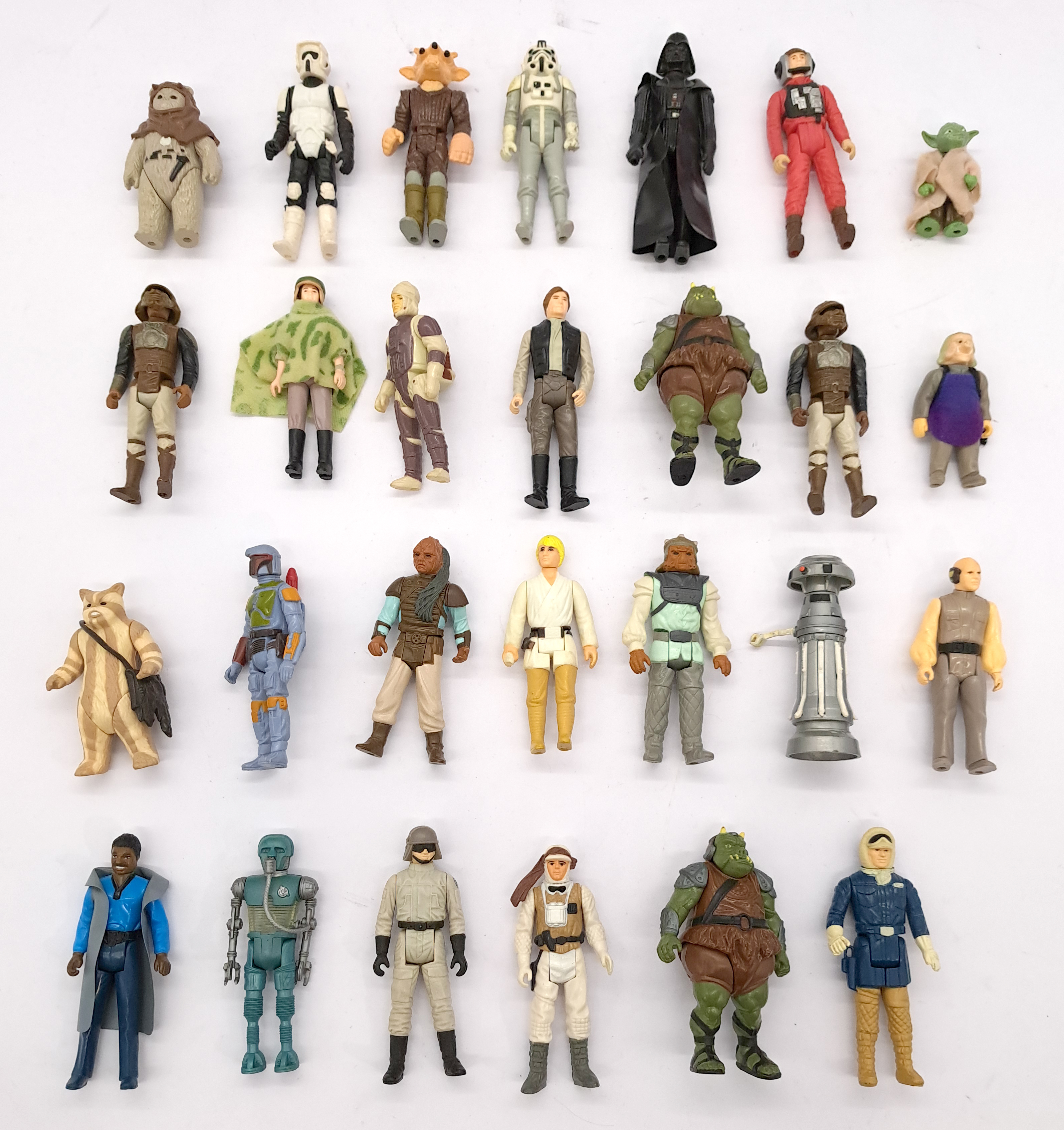 Quantity of Kenner Star Wars Loose 3 3/4" Action Figures