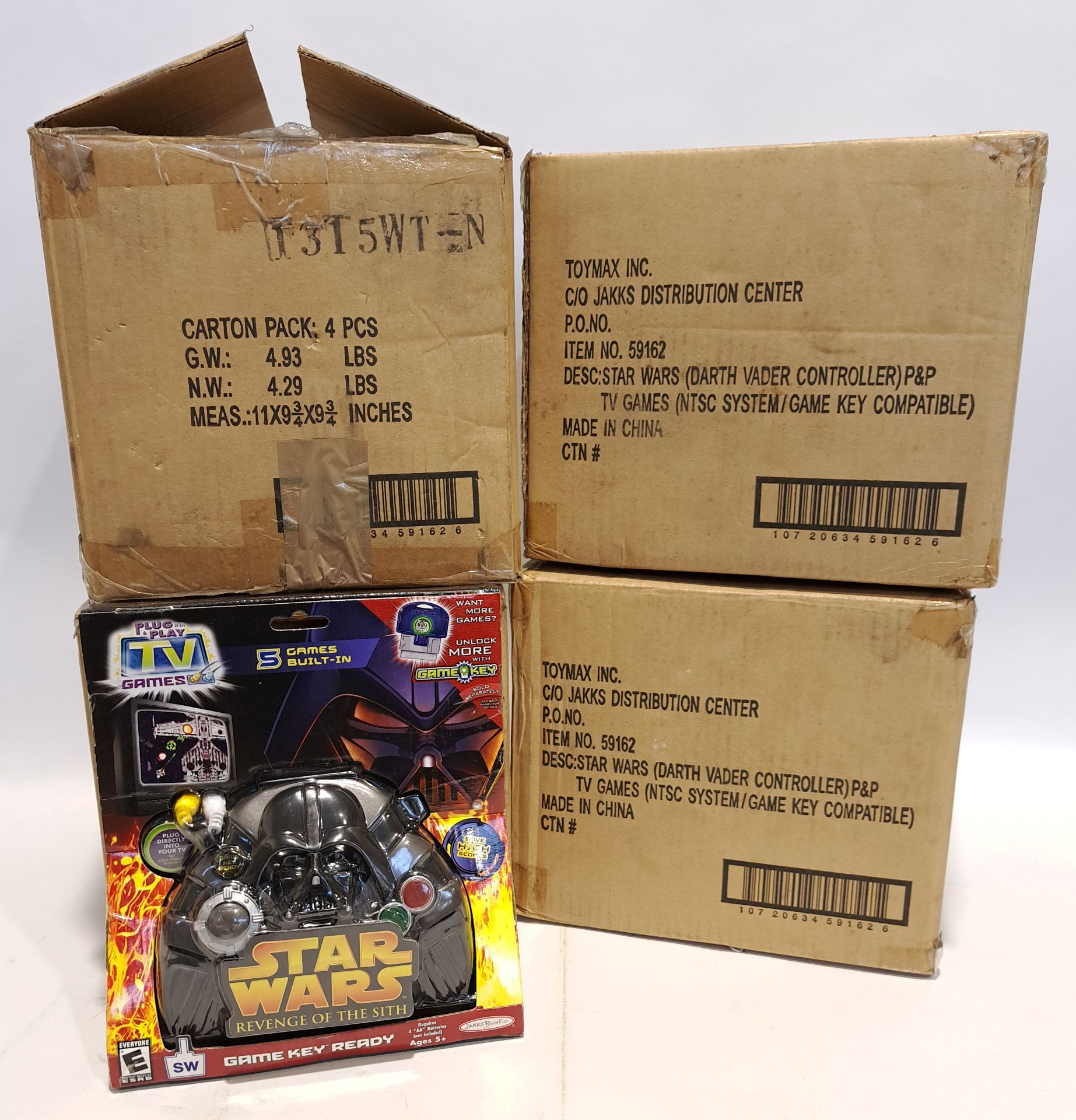 Quantity of Jakks Pacific Star Wars Plug In Play Controllers