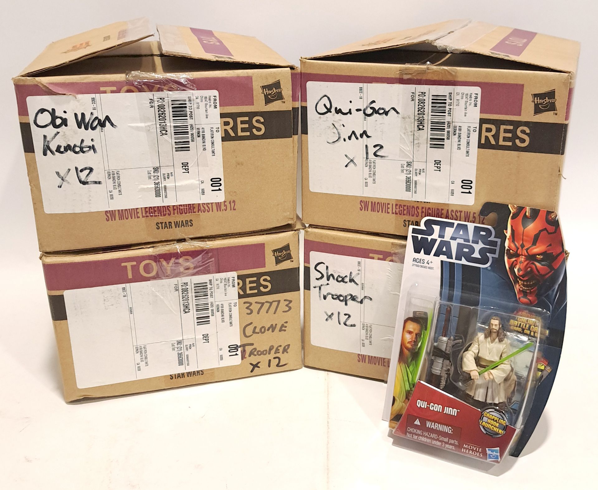 Hasbro Star Wars Movie Legends Action Figures within Trade Packaging x4