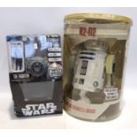 Star Wars Hasbro R2-D2 Interactive Astromech Droid & Hasbro The Saga Collection TIE Fighter