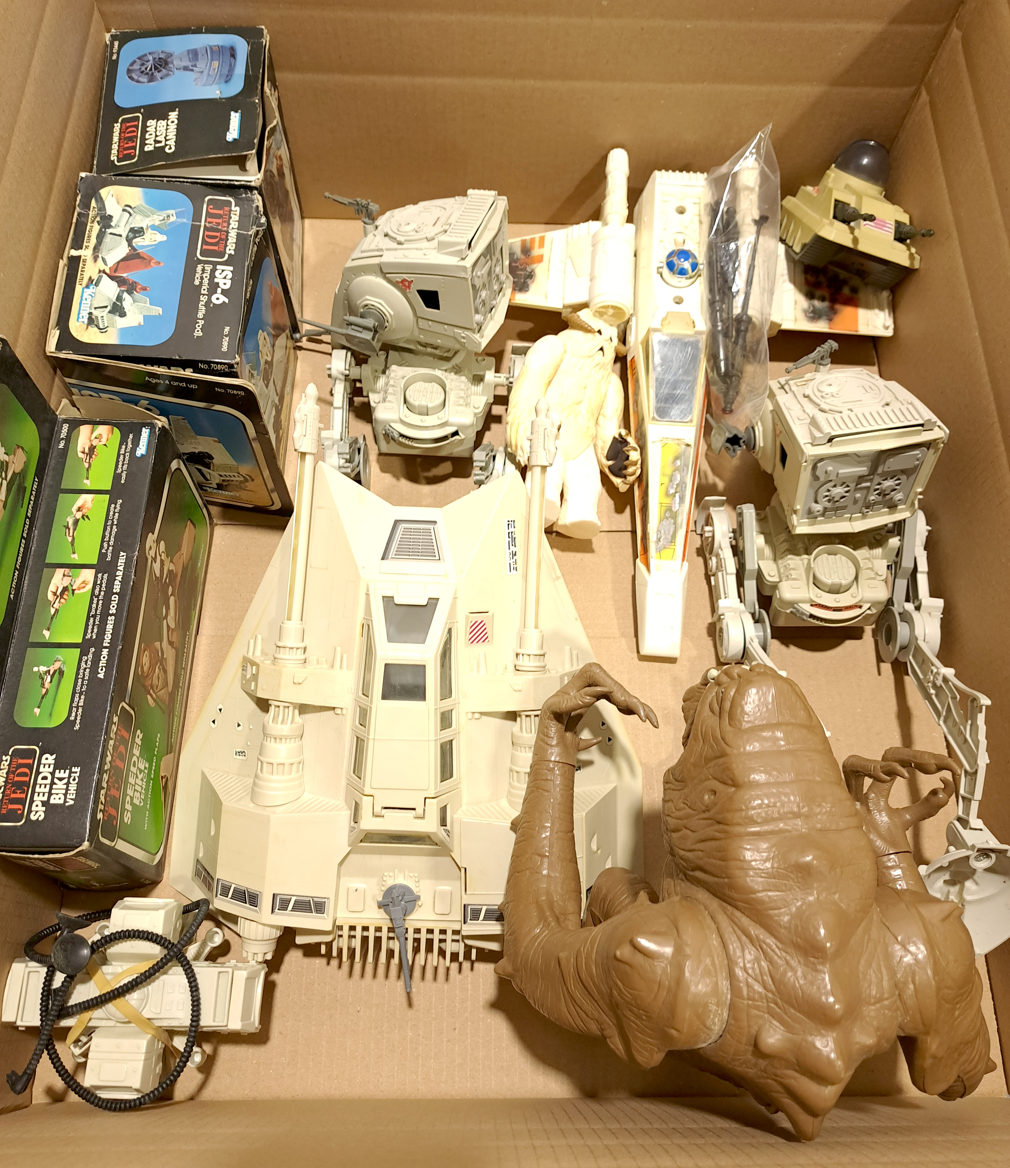 Quantity of Kenner Star Wars Vintage Vehicles and Creatures