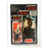 Palitoy Star Wars vintage Return of the Jedi Tri-logo Yak Face 3 3/4" figure, AFA Graded 80 NM