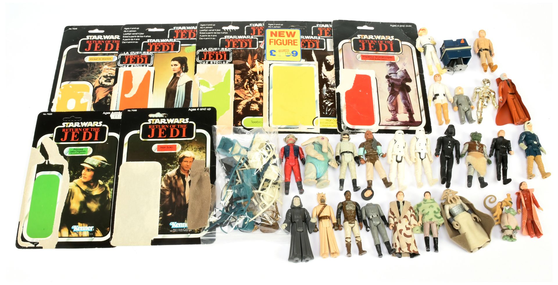 Kenner Star Wars vintage 3 3/4" figures x 27