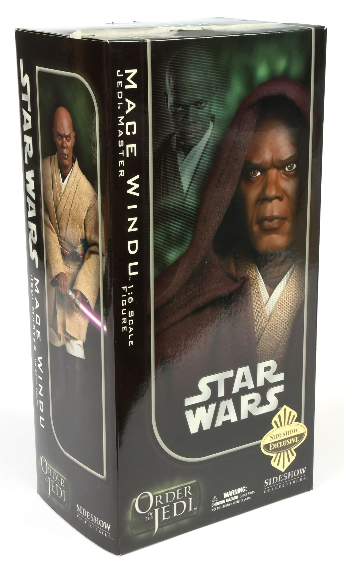 Sideshow Exclusive Star Wars Mace Windu 1:6th scale figure, Mint UNUSED, within Excellent packaging. - Image 2 of 2