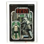 Hasbro Star Wars The Saga Collection Biker Scout 3 3/4" AFA Graded Action Figure