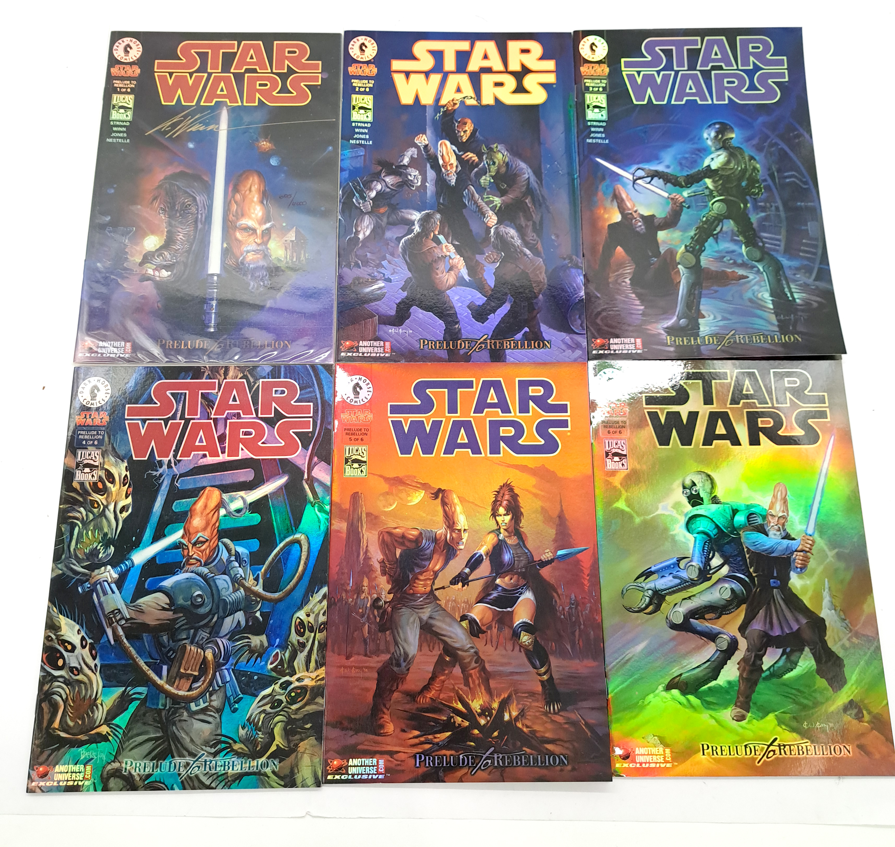 Dark Horse Comics Star Wars Prelude to Rebellion 1 to 6