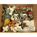 Quantity of vintage Kenner Star Wars 3 3/4" figures, vehicles and creatures