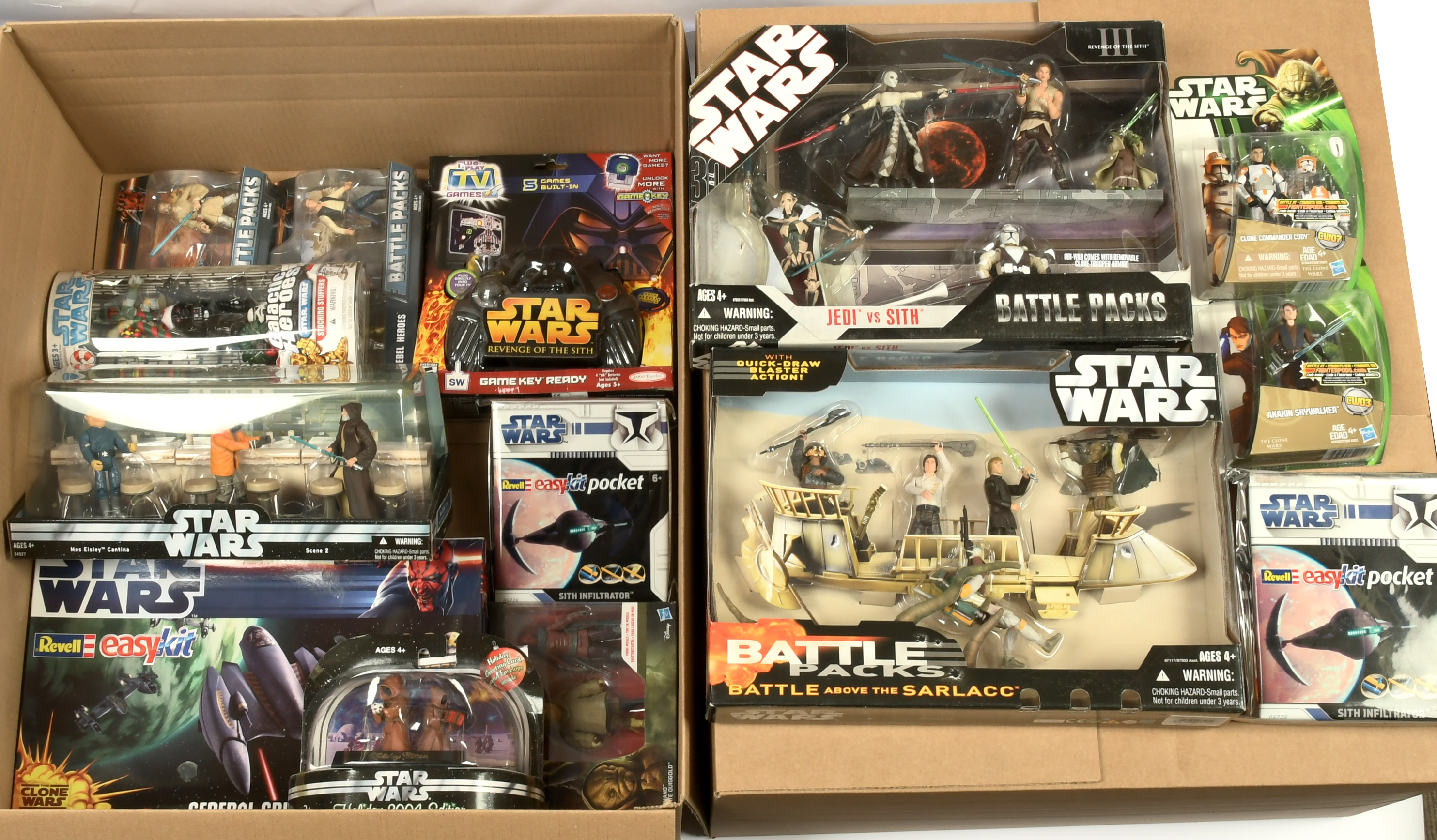 Star Wars quantity of modern collectables