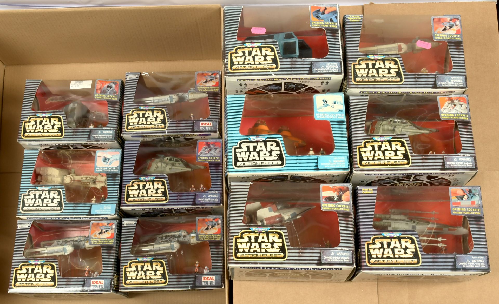 Galoob Star Wars Action Fleet Vehicle and figure sets x 12