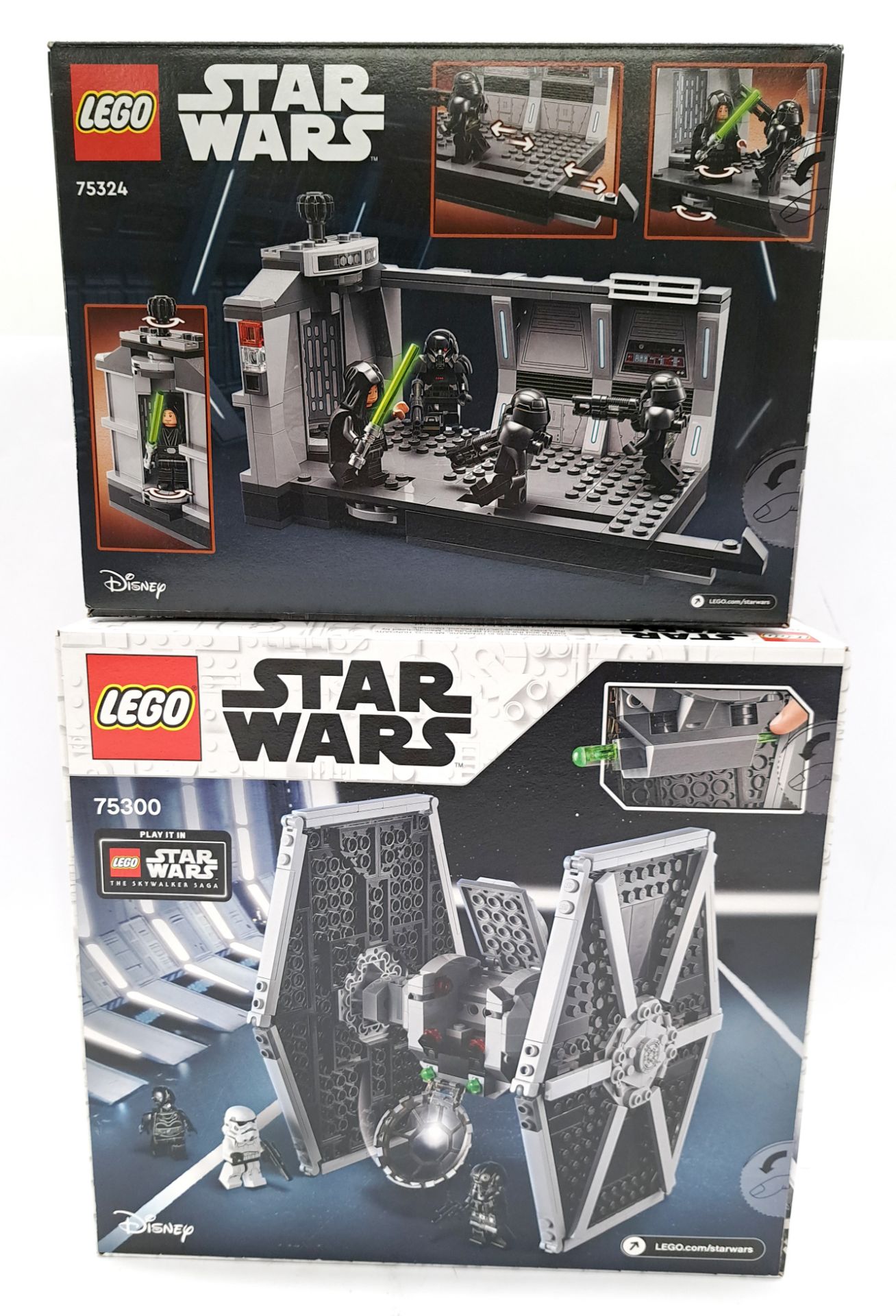 Lego Star Wars Imperial TIE Fighter #75300 & Dark Trooper Attack #75324 - Image 2 of 2